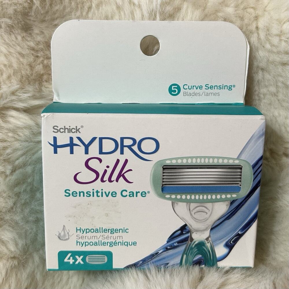 Schick Hydro Silk 5 Sensitive Care Razor Refills New